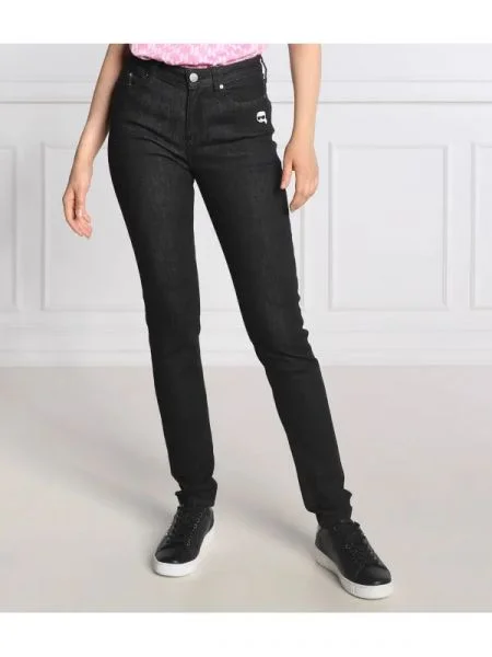 Karl Lagerfeld Blugi IKONIK | Skinny fit negru