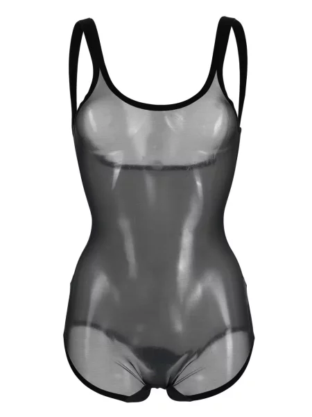 Body Wolford din tul negru