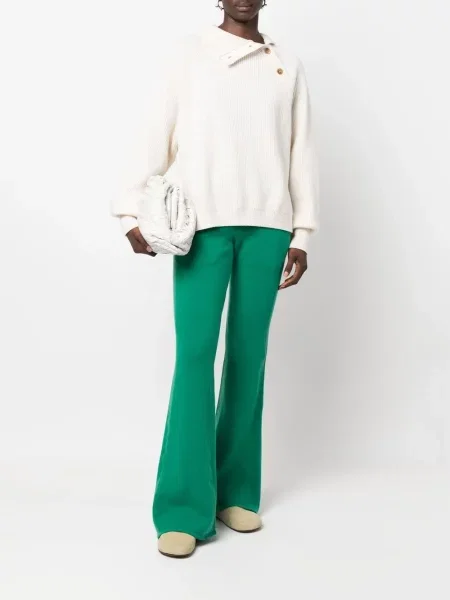 Pantaloni Alberta Ferretti evazate verde