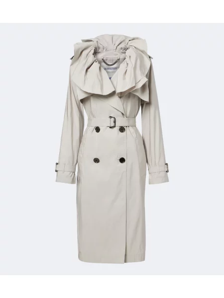 Trenci Burberry cu volane gri