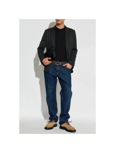 Jeansy straight leg Dolce And Gabbana niebieskie