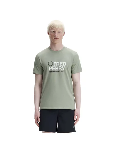Tricou Fred Perry verde