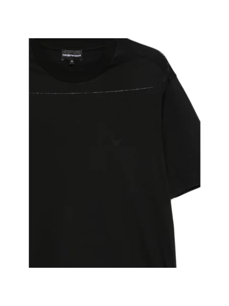 Koszulka Emporio Armani z logo czarna