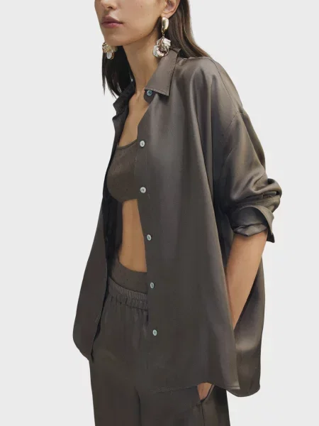 Сорочка Marella коричнева