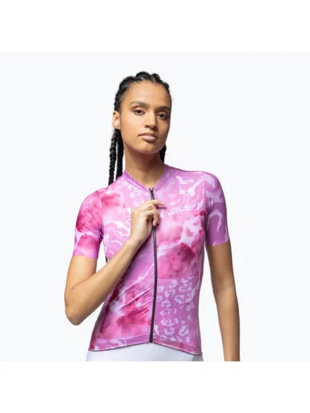 Футболка велосипедна Alé Linfa pink combo рожева