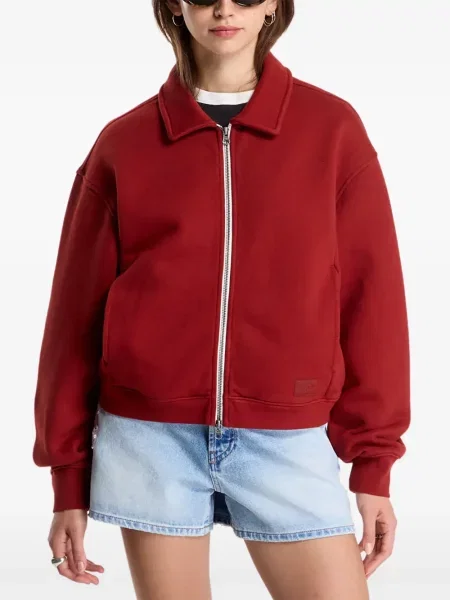 Geacă Vans din fleece roșu