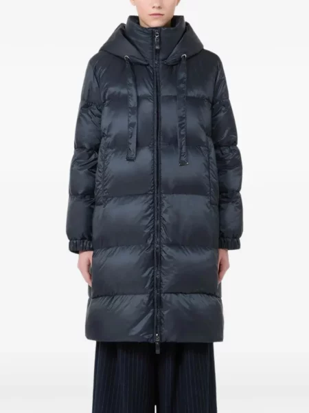 Matlasat palton Max Mara albastru