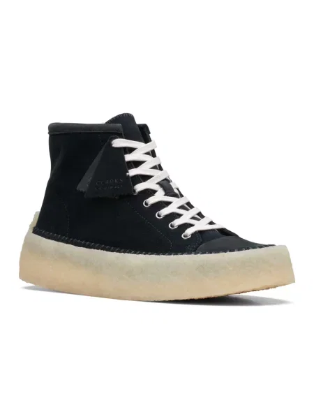 Sneakersy Clarks skórzane czarne