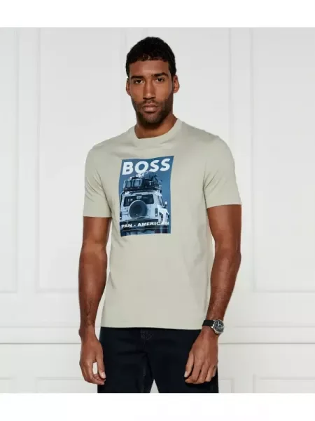 BOSS ORANGE Póló Te_mextour bézs