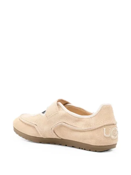 Balerini Ugg din piele de căprioară cu bretele