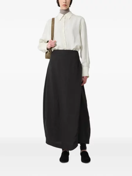 Fustă midi Studio Nicholson conici negru