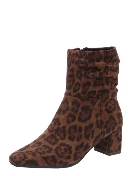 CAPRICE Botine caramel / ciocolatiu / închis maro