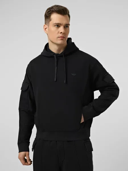 Худи Emporio Armani синее