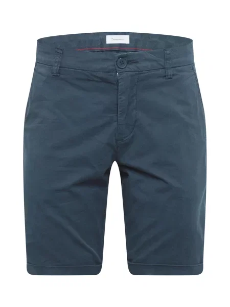 KnowledgeCotton Apparel Chino hlače CHUCK mornarska