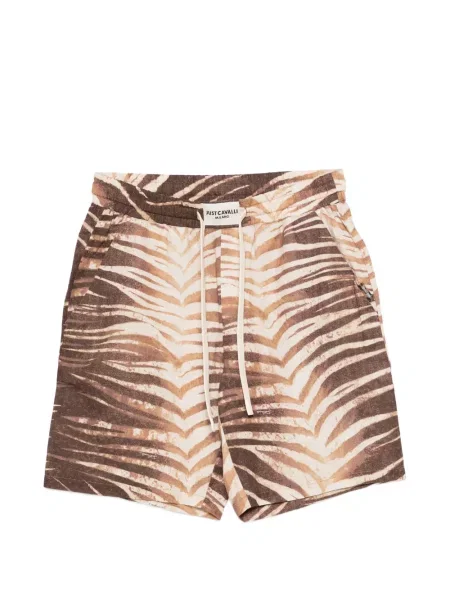 Șnur de strângere pantaloni scurți Just Cavalli maro