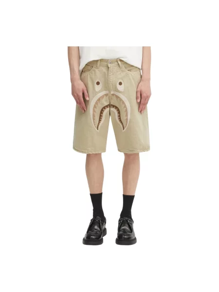 Szorty A Bathing Ape® beżowe