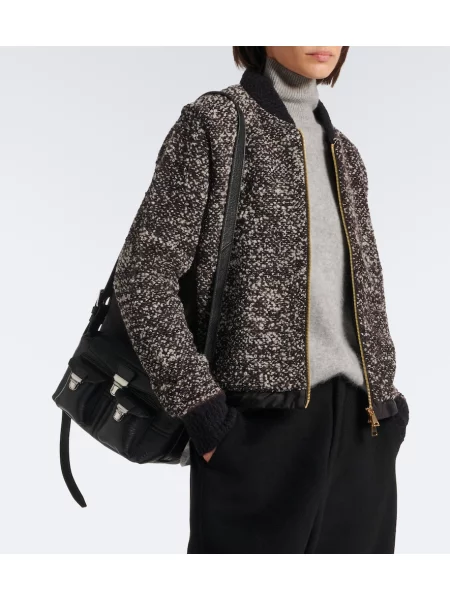 Cardigan Moncler de lână negru