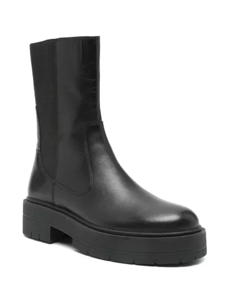 Botine chelsea Geox din piele negru