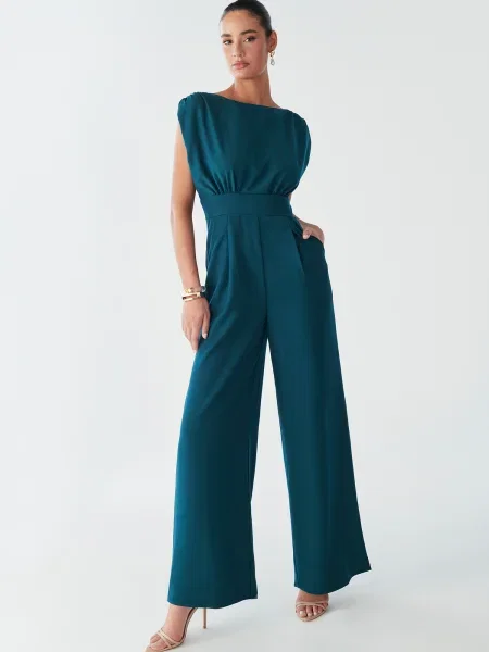 BWLDR Salopeta STELLA JUMPSUIT petrol verde
