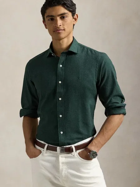 Риза Polo Ralph Lauren със стандартна кройка зелено