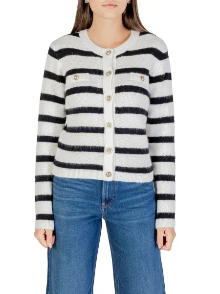 Cardigan Morgan cu dungi negru