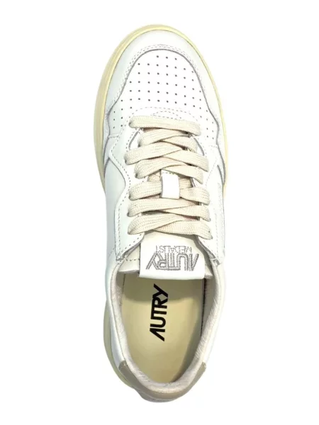 Sneakerși Autry din piele alb