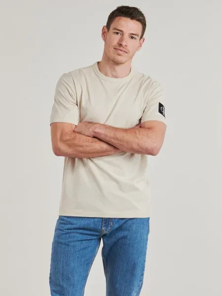 Tricou Calvin Klein Jeans gri