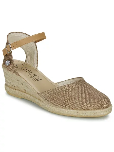 Casual espadrilky Casual Attitude hnědé