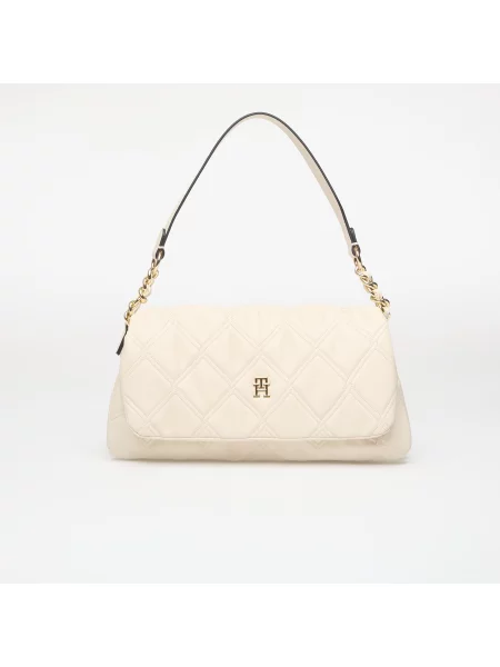 TOMMY HILFIGER Geantă de umăr crem bej