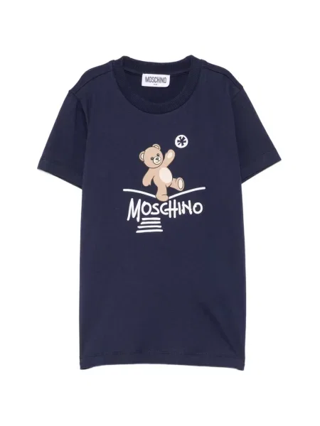Koszulka dziecięca Moschino niebieska