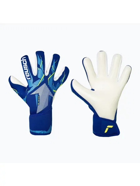 Mănuși de portar pentru copii Reusch Fastgrip Advance Junior sharp blue/white alb