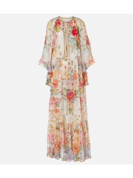 Jedwabna maksi sukienka maxi Camilla garniturowa