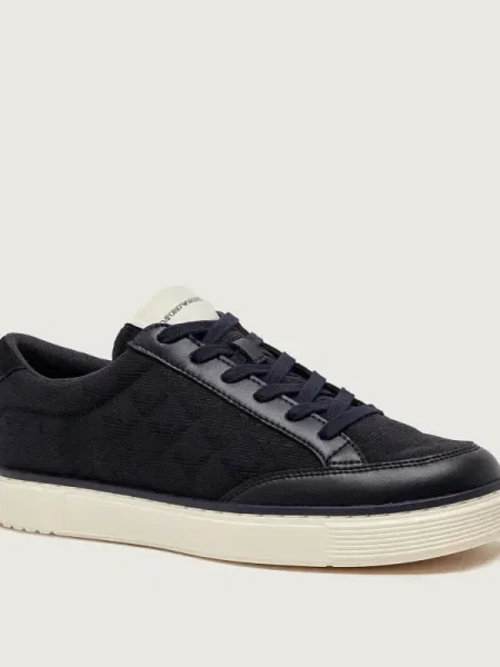 Emporio Armani Sneakers cu adaos de piele
