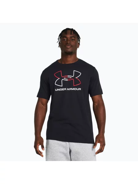 Sportovní tričko Under Armour GL Foundation Update black/red/white bílé