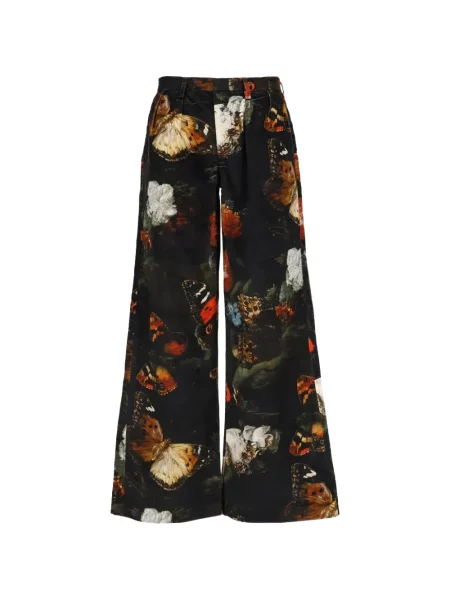 Pantaloni R13 cu imagine negru