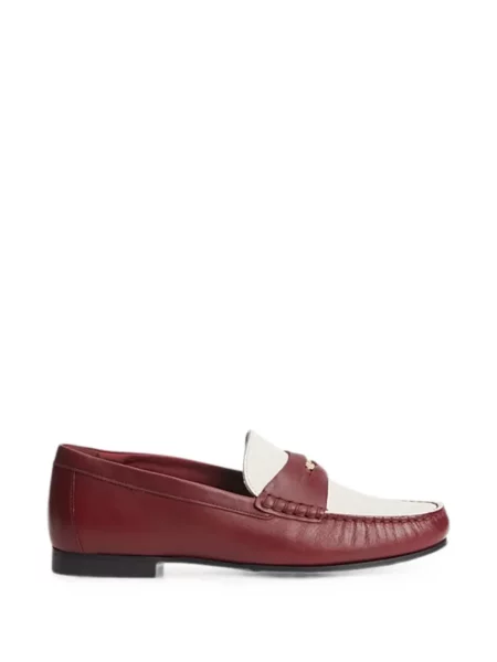 Pantofi loafer Tommy Hilfiger din piele cu autograf roșu