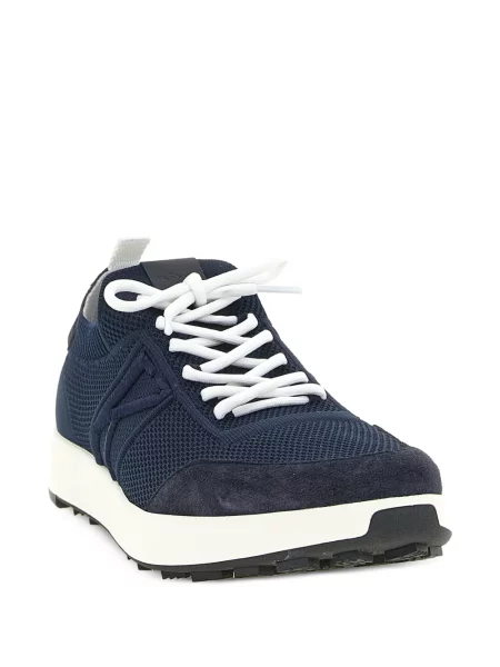 Szarvasbőr sneaker Kiton kék