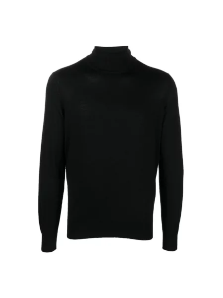 Jedwabny sweter Zegna czarny