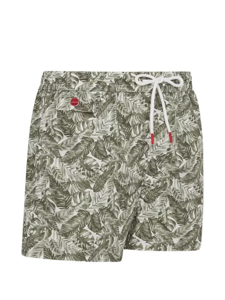 Slip de baie Kiton cu imagine cu cordon verde