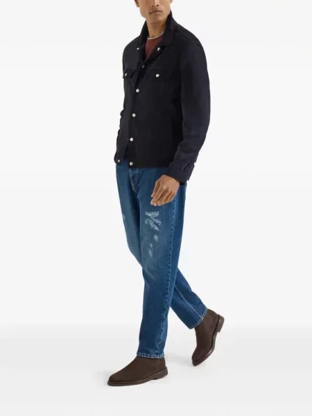 Tricou Brunello Cucinelli maro