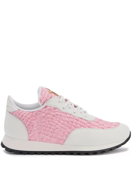 Sneakerși Giuseppe Zanotti din piele roz