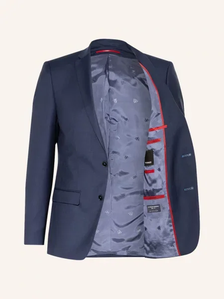 Roy Robson Oblekové Sako Slim Fit navy tmavě modré