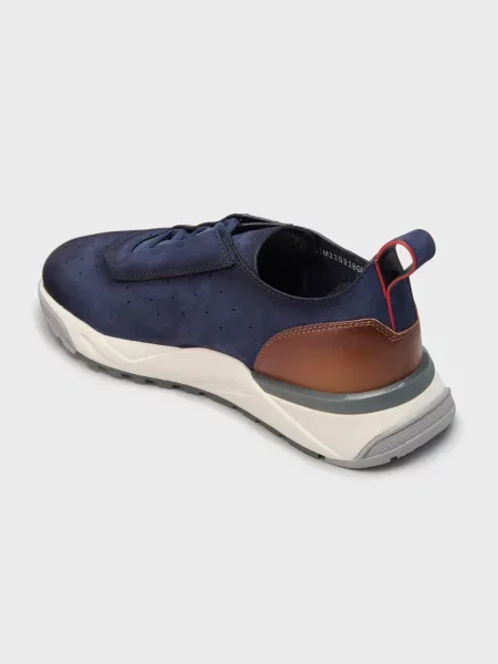Кроссовки Santoni синие
