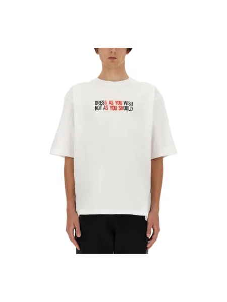 Koszulka polo Moschino biała
