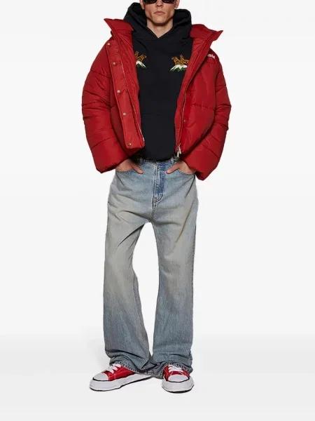 Hoodie Rhude μαύρο