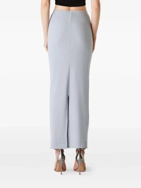 Maksi spódnica maxi Eterne prążkowana niebieska