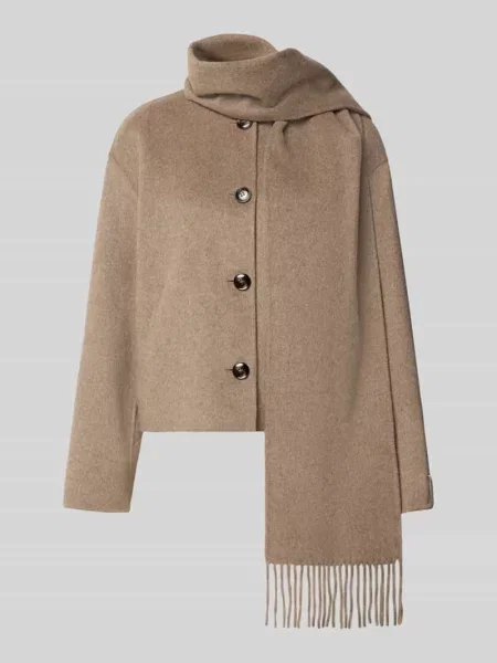 Comma Marynarka Bez Rękawów beige beżowa