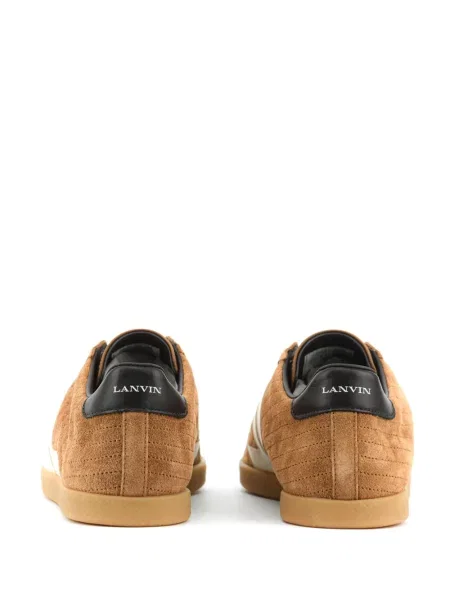 Sneakers Lanvin σουέντ καφέ