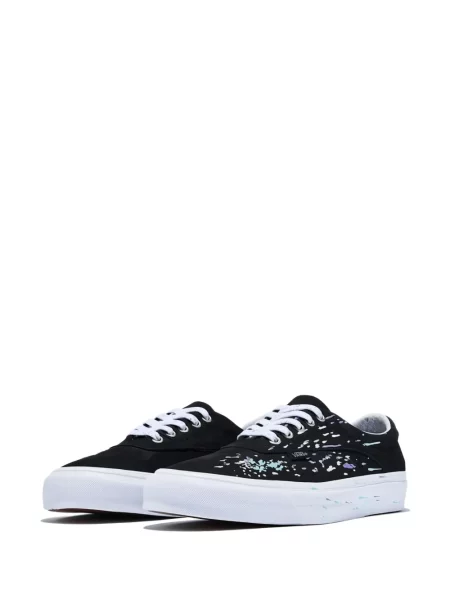 Haftowane sneakersy Vans czarne