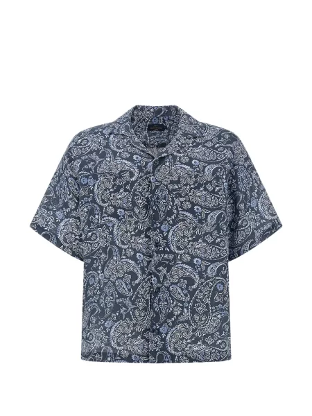Cămașă Paul & Shark cu imagine cu model paisley albastru